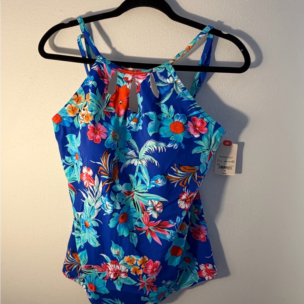 St. John's Bay Multicolor Floral  Tankini